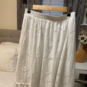 White long skirt